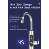 DailyTech 3000W Elektrikli Anında Su Isıtmalı Musluk Dijital Sıcaklık Göstergeli 360 Döner