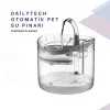 DailyTech Otomatik PET Kedi Köpek Su Pınarı Çeşmesi Şelalesi Sebil