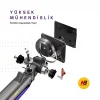 NB F5-GB Gaming Monitör Kolu 32-60 RGB Işıklı 2-20 KG Yüksek Taşıma Kapasiteli Profesyonel Monitör Askısı MAVİ