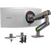North Bayou NB F6 Gaming 32-60 inç Monitör Kolu 2-20 KG RGB Işıklı Yüksek Taşıma Kapasiteli Profesyonel Monitör Askısı