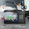 DailyLink Dekoratif USB Masaüstü Mini Akvaryum Balık Tankı