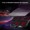 Coolcold LED K40 6 Fanlı 17 inç RGB Laptop Notebook Soğutucu Stand