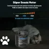 DailyLink Kedi Köpek Için Sessiz Şeffaf Otomatik Su Pınarı Su Çeşmesi Su Sebili