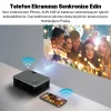 DailyLink Aun A30 Full Hd Wifi 1080 Destekli Mini Projeksiyon Cihazı Cep Telefonu Yansıtma