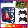 PS1/PSP/N64 Retro Arcade Box Video Oyun Konsolu 4K HD Ekran Tv Oyun Kutusu Emülatörü