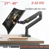 North Bayou NB G45 Amartisörlü 27-40 İnç Curved Ekran Masaüstü Monitör Tutucu