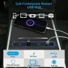 2021-2022 Tesla Model 3/Y Uyumlu 27W Hızlı Şarj USB Hub İstasyonu & Araç Adaptörü