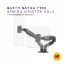 North Bayou NB F160 Çift Kol Amortisörlü Monitör Tutucu