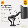 North Bayou G35 Çift Monitör Kolu 22-32 Gazlı Yaylı Ergonomik Monitör Standı 2-12 Kg VESA Uyumlu