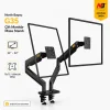North Bayou G35 Çift Monitör Kolu 22-32 Gazlı Yaylı Ergonomik Monitör Standı 2-12 Kg VESA Uyumlu