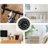DailyTech Aydınlık Araç Araba Tekne Bisiklet İçin Mini Kuvars Saat - DailyTech - SİYAH