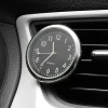 DailyTech Aydınlık Araç Araba Tekne Bisiklet İçin Mini Kuvars Saat - DailyTech - SİYAH