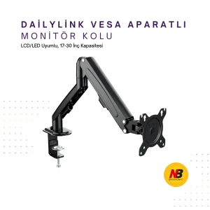 DailyLink 17-30 Lcd Led Monitör Tutucu Kol Amortisörlü Vesa Monitör Standı