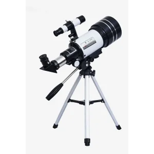 Başlangıç Astronomik Monoküler Teleskop Ay & Yıldız Gözlemi Eğitici Güçlü Optik Tripodlu Set
