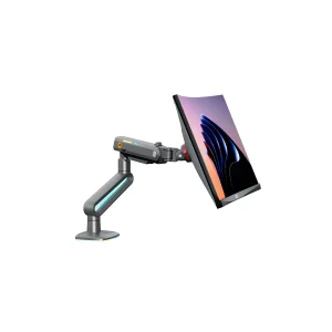 North Bayou NB F6 Gaming 32-60 inç Monitör Kolu 2-20 KG RGB Işıklı Yüksek Taşıma Kapasiteli Profesyonel Monitör Askısı