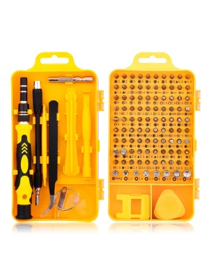 DailyTech 115 in 1 Hassas Sarı Çoklu Tornavida Seti El Alet Takımı