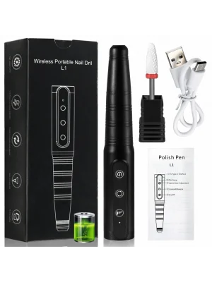DailyTech Kablosuz Elektrikli Tırnak Törpüsü Şarjlı Profesyonel Manikür Pedikür Cihazı