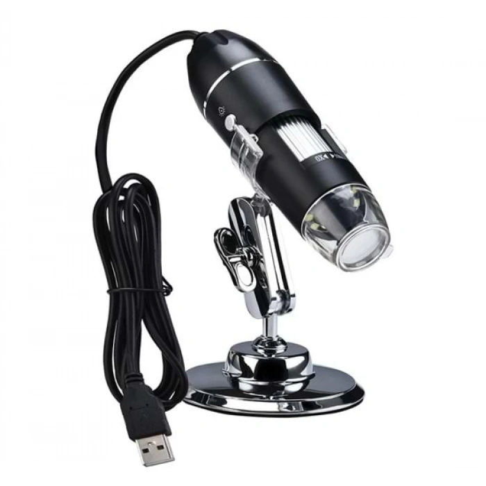 DailyTech 1600X Zoom 2MP USB Dijital Mikroskop 8 Ledli Kamera