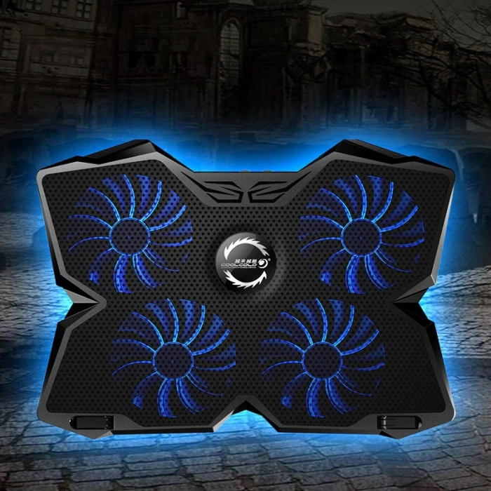 COOLCOLD Gaming 4 Fanlı Işıklı Notebook Laptop Soğutucu Stand