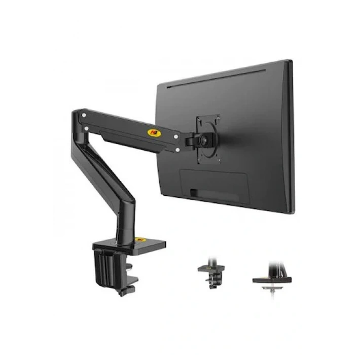DailyTech North Bayou NB G45 Gaz Yay Kolu 27-40 İnç Ekran Masaüstü Monitör Tutucu 360 Döndürmek 2-12kg Düz Ekran Oval Ekran USB -