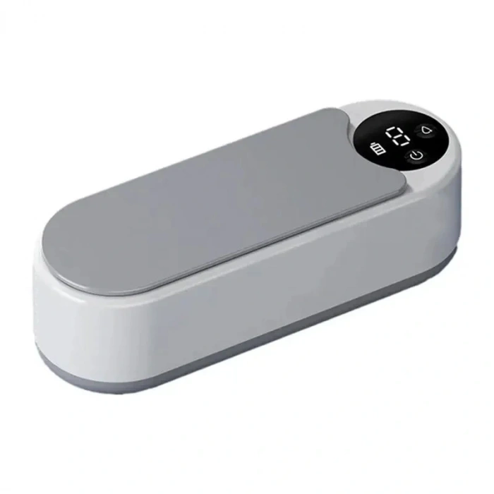 DailyTech Tek Tuşlu Ultrasonik Temizleme Cihazı Gözlük Takı Saat için Dijital Zaman Ayarlı Temizleyici