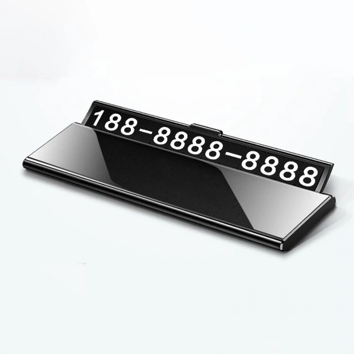 DailyTech Araba Araç SLIM LUX Park Numaratör Telefon Numarası Yazma