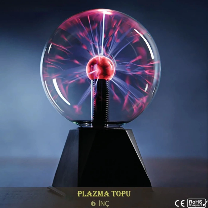 DailyTech Cadı Küresi Plazma Işık Küresi Sese Duyarlı Gece Lambası