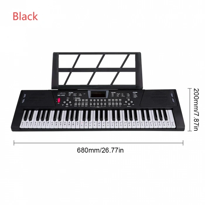 DailyTech 61 Tuşlu USB Dijital Klavye Piyano Profesyonel Büyük Çocuk Müzikal Elektronik Piyano Taşınabilir Çocuk Oyuncak Müzik Aletleri -