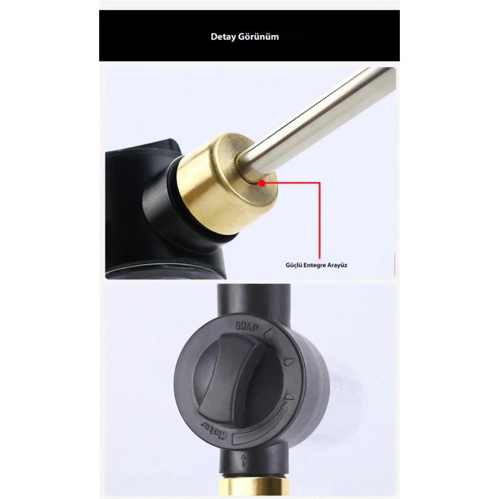 DailyTech Basınçlı Su köpük Tabancası Bahçe Sulama Araba Yıkama