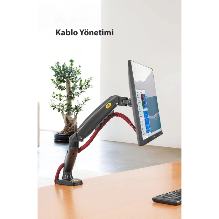 North Bayou NB F80 Tek Kol Amortisörlü Monitör Tutucu