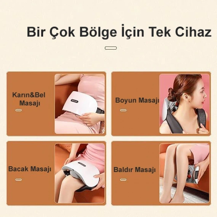 Dailytech Bian Taşı Isıtmalı Titreşimli Karın & Bel Masaj Kemeri Regl Döneminde Rahatlatıcı Kullanım