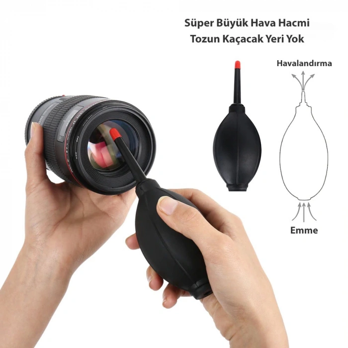 DailyTech Kamera Teleskop Dürbün Lens Temizleme Seti Temizlik Kiti