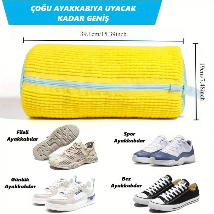 Dailytech Çamaşır Makinesi İçin Ayakkabı Yıkama Torbası Filesi