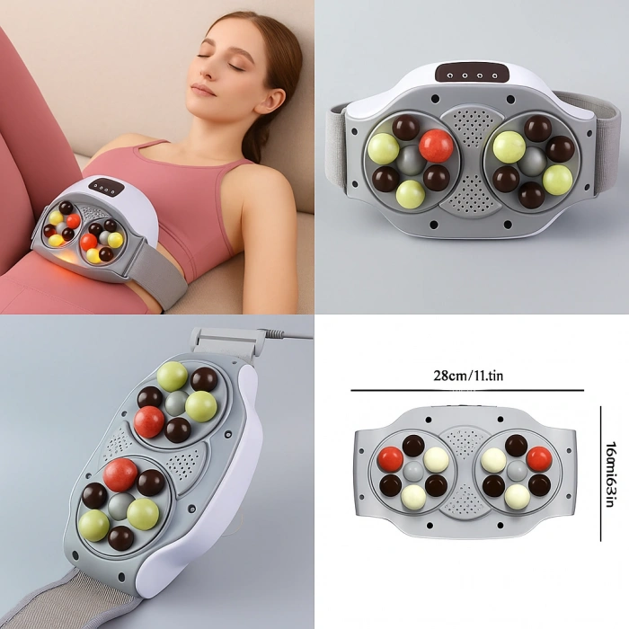 Dailytech Bian Taşı Isıtmalı Titreşimli Karın & Bel Masaj Kemeri Regl Döneminde Rahatlatıcı Kullanım