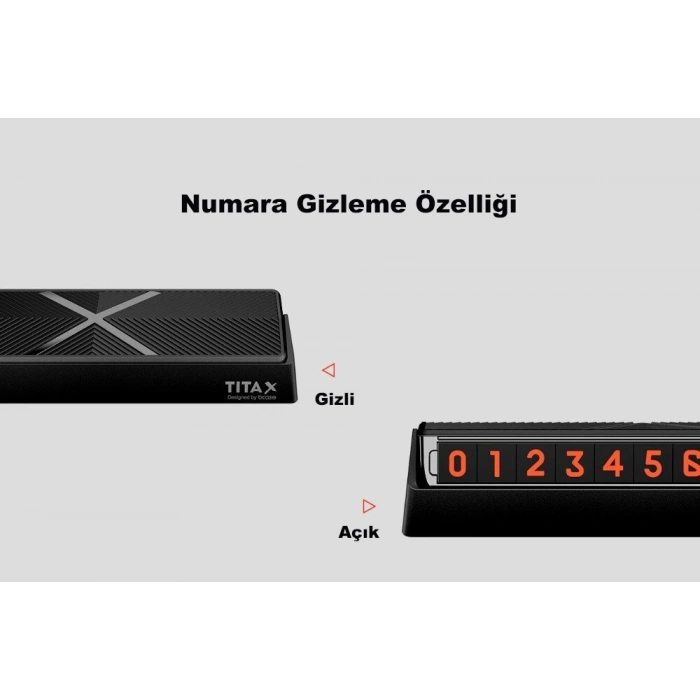 DailyTech Mijia Titax Araç Araba Park Numaratör