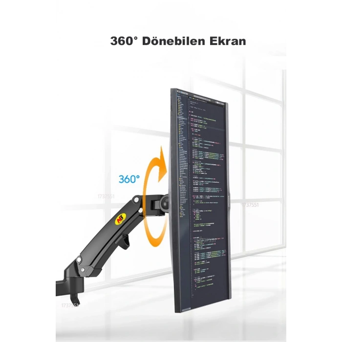 North Bayou NB F150 Ergonomik Duvar LED TV Monitör Tutucu