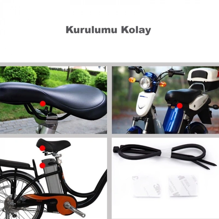 DailyTech Uzaktan Kumadalı Bisiklet Motosiklet Alarmı