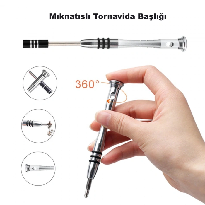 DailyTech 112 in 1 Hassas Coklu Tornavida Cep Telefonu Tamir Seti