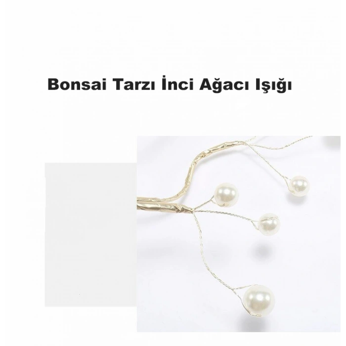 DailyTech Dekoratif 108 LED 3D Masa üstü Ağaç Lamba Noel Işığı