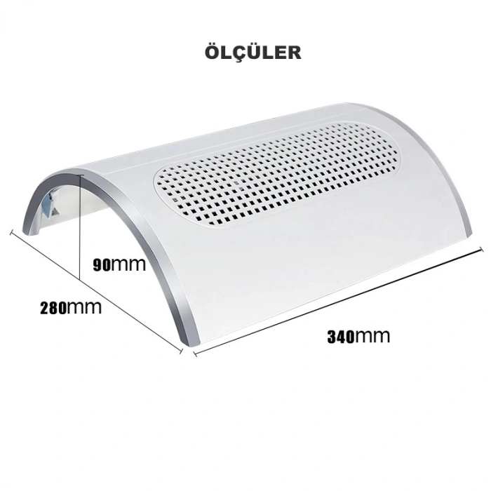 DailyTech Tırnak Toz Toplama Makinası 3 Fanlı