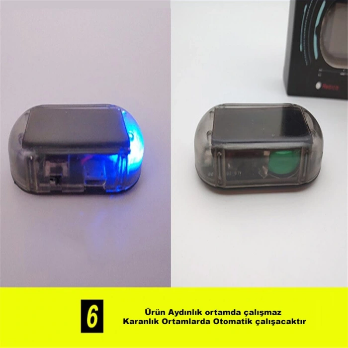 DailyTech Fake Sahte Araç Güvenlik Yanıp Sönen Alarm LED Işık