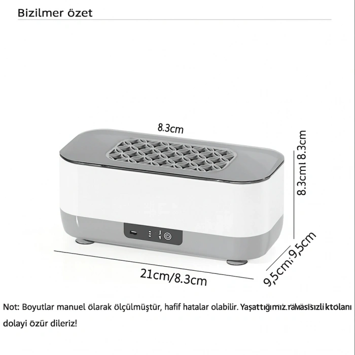 DailyTech Ultrasonik Gözlük Temizleme Cihazı Takı Saat Lens Derin Temizlik Makinesi