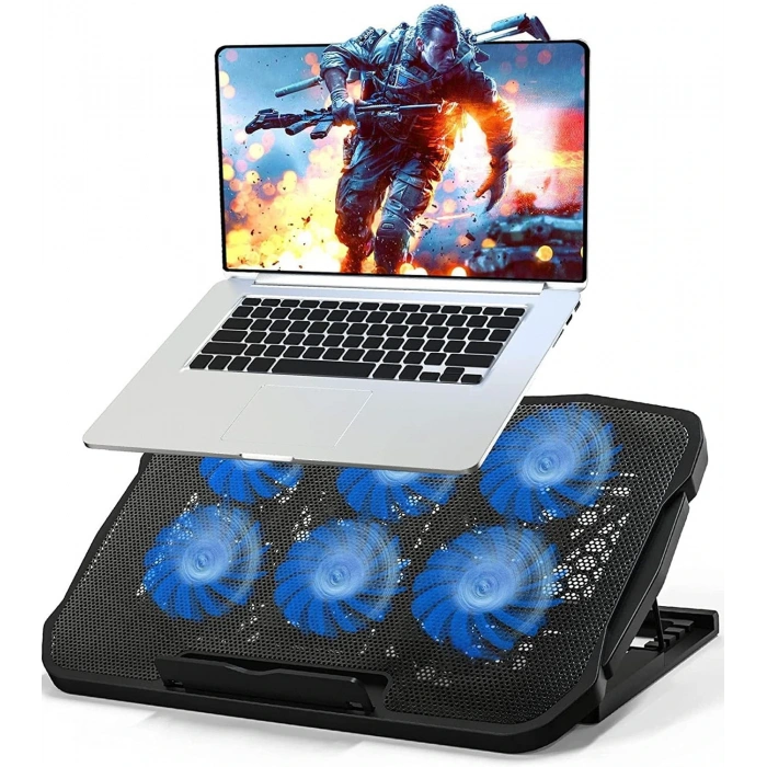 DailyTech 15.6 inç 6 Fanlı Dizüstü Sessiz Laptop Soğutucu Standı