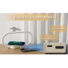 DailyTech Çok Fonksiyonlu Kablosuz Hızlı Şarj İstasyonu Standı Led Masa Gece Lambası