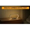 DailyTech Çok Fonksiyonlu Kablosuz Hızlı Şarj İstasyonu Standı Led Masa Gece Lambası