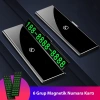 DailyTech Araba Araç SLIM LUX Park Numaratör Telefon Numarası Yazma