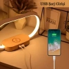DailyTech Çok Fonksiyonlu Kablosuz Hızlı Şarj İstasyonu Standı Led Masa Gece Lambası