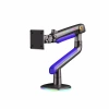 NB F5-GB Gaming Monitör Kolu 32-60 RGB Işıklı 2-20 KG Yüksek Taşıma Kapasiteli Profesyonel Monitör Askısı MAVİ