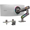 North Bayou NB F6 Gaming 32-60 inç Monitör Kolu 2-20 KG RGB Işıklı Yüksek Taşıma Kapasiteli Profesyonel Monitör Askısı