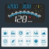 DailyTech G10 Otomatik Hud Ekran Araba Projektör Alarmı Hız Göstergesi